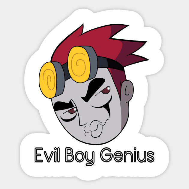 Jack Spicer, Evil Boy Genius Sticker by eatyourmattress